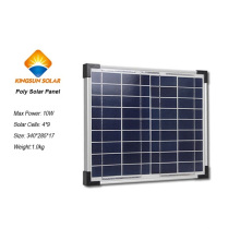 10W pequeño tamaño y energía PV Módulo de panel solar de silicio policristalino / Poly panel solar